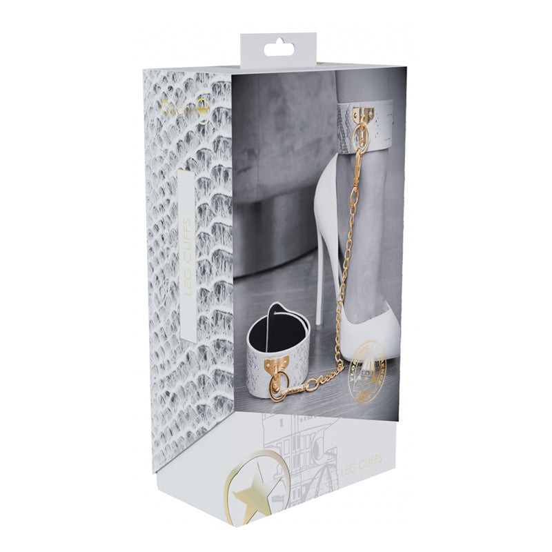 Ouch! International Florence Collection Leg Cuffs White